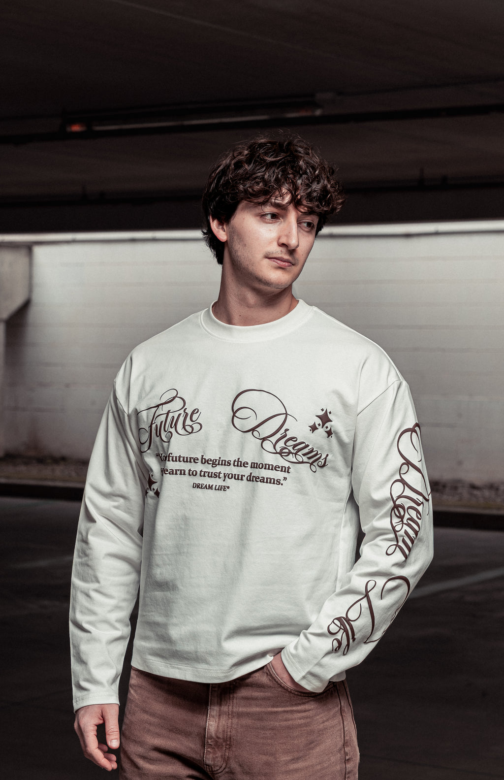 Future Dreams White Longsleeve