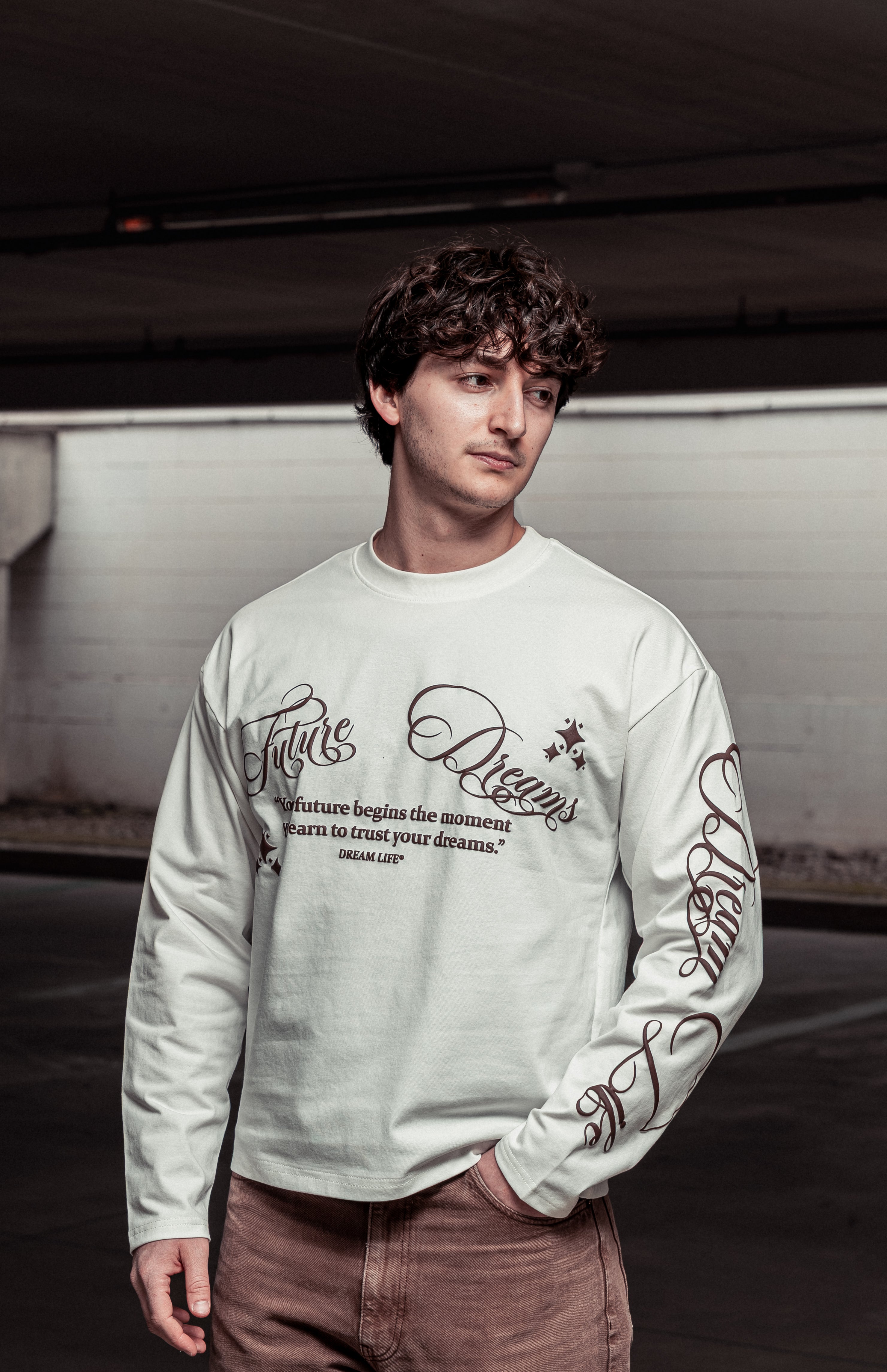 Future Dreams White Longsleeve